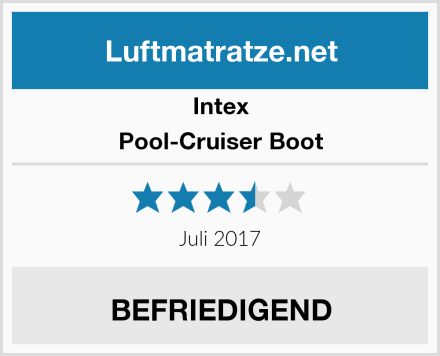 Intex Pool-Cruiser Boot Test