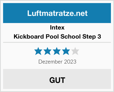 Intex Kickboard Pool School Step 3 Test
