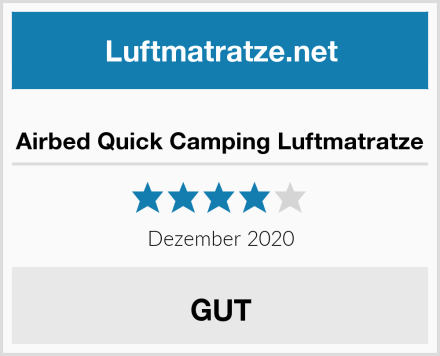  Airbed Quick Camping Luftmatratze Test