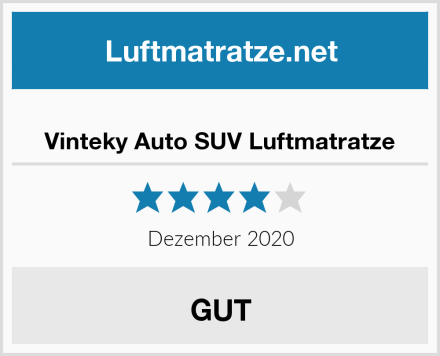  Vinteky Auto SUV Luftmatratze Test