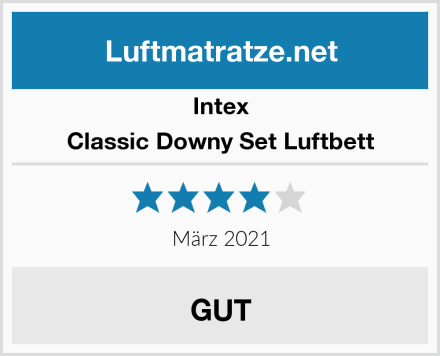 Intex Classic Downy Set Luftbett Test